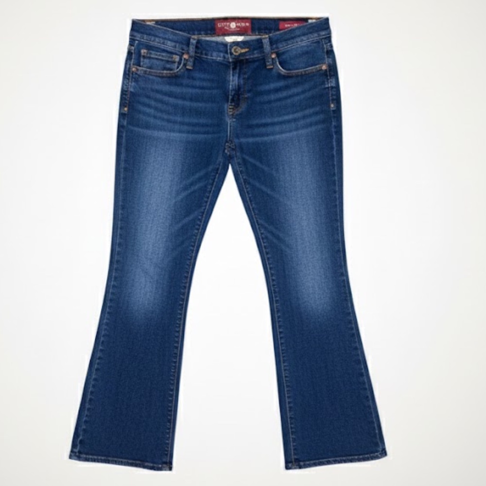 Lucky Brand Sofia Boot Ankle Jeans Medium Wash Size 6 / 28 EUC Women’s Mid Rise
